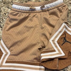 Tan Jordan shorts